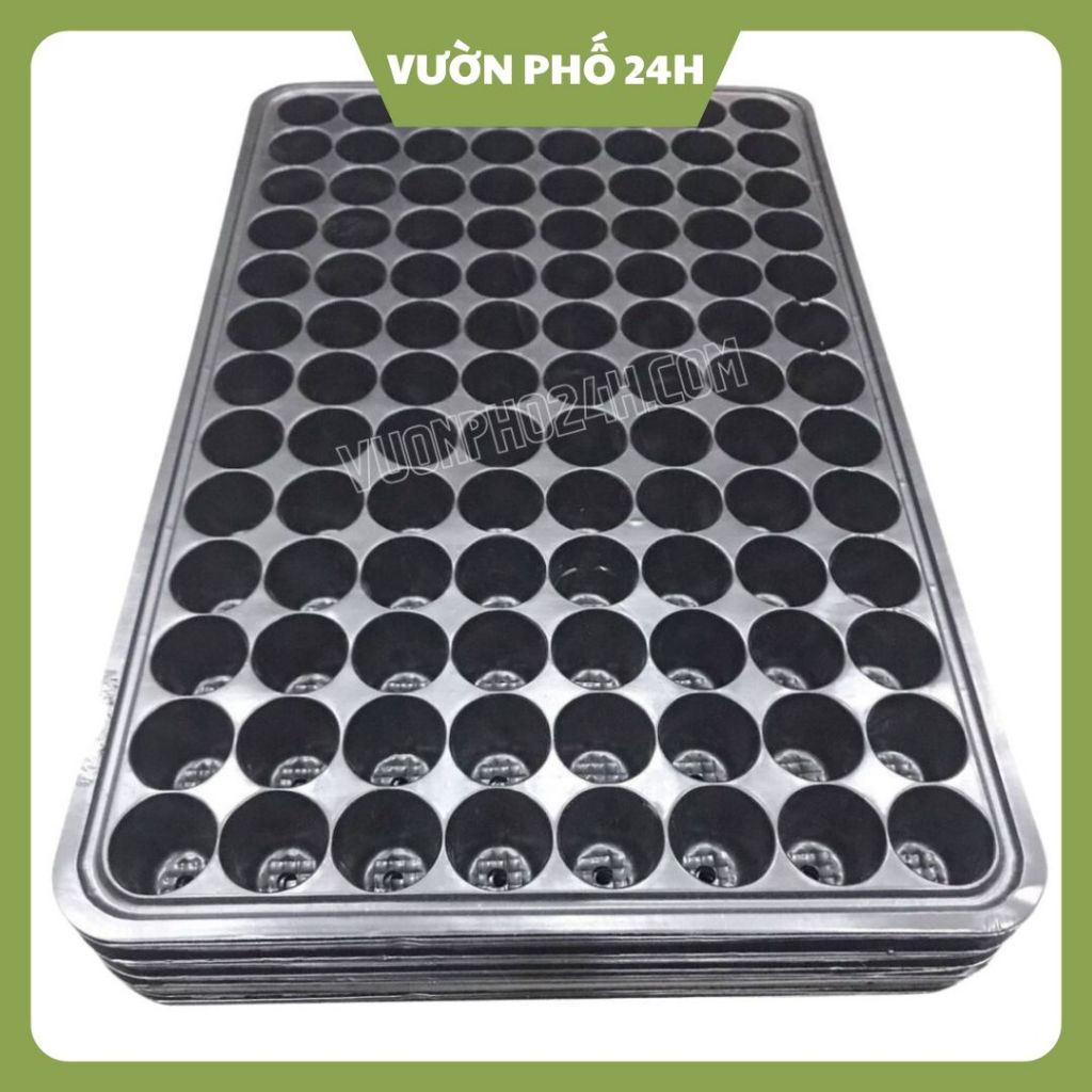 Khay Nhựa Ươm Mầm, Vỉ Ươm Hạt Giống 104 Lỗ