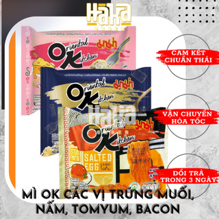 Lốc mì ok sốt kem tươi phô mai/ trứng muối/ tomyum/ nấm thái lan