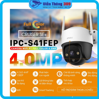Camera wifi ngoài trời IMOU S41FEP, camera không dây có màu ban đêm, xoay 360 độ-309cctv