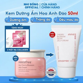 Kem Dưỡng Ẩm Dạng Gel Trong Chiết Xuất Từ Hoa Anh Đào Đảo Jeju Innisfree Cherry Blossom Jelly Cream Hàn Quốc 50ml