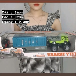 (TẶNG PIN)Xe container điều khiển từ xa 4 kiểu dáng cho bé lựa chọn