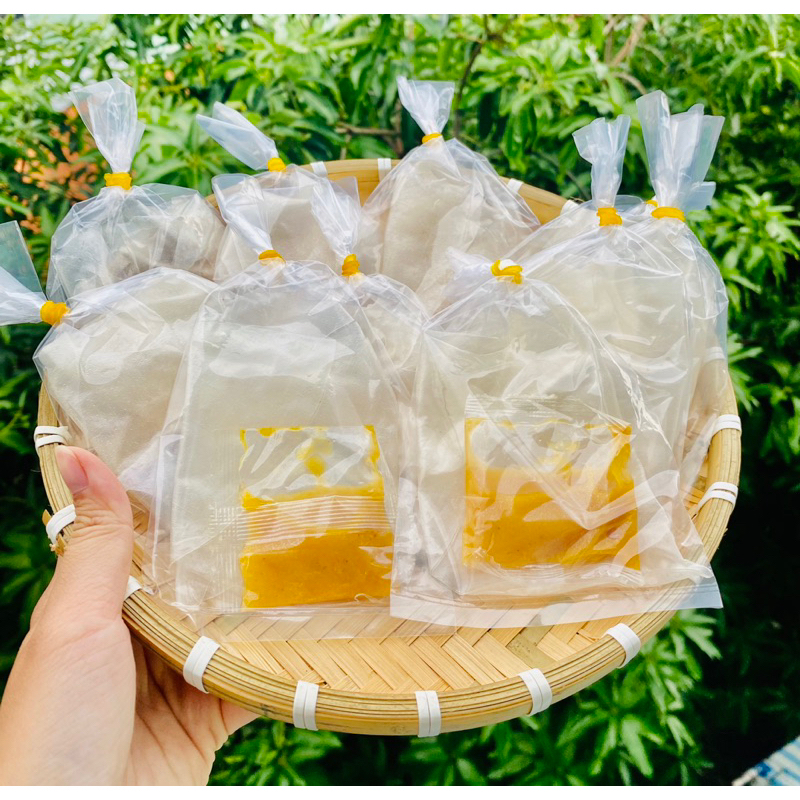 Combo 10 bịch bánh tráng phơi sương muối béo mini