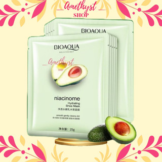 COMBO 20 Miếng Mặt Nạ Bơ Bioaqua Niacinome Hydrating Shea Mask Giữ Ẩm Cấp Nước Làm Trắng Da