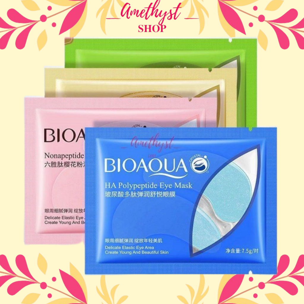 COMBO 20 Miếng Mặt Nạ Mắt Bioaqua Eye Mask Dưỡng Ẩm Và Làm Săn Chắc Vùng Da Quanh Mắt