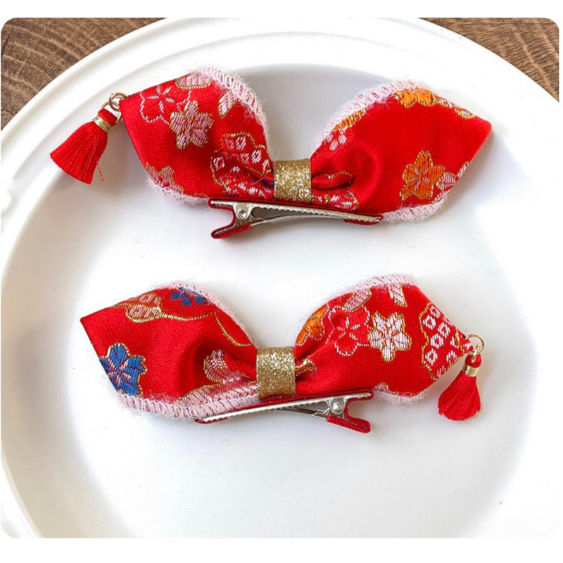 Set 2 kẹp tóc cổ trang cách cách cho bé