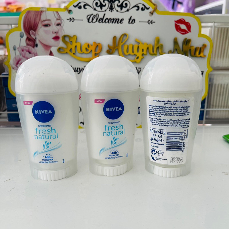 Sáp lăn nách - Lăn khư mùi NIVEA nữ & nam Đức 40ml