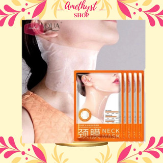 COMBO 20 Mặt Nạ Dưỡng Da Vùng Cổ Bioaqua Giúp Giảm Nếp Nhăn, Sáng Da Tự Nhiên