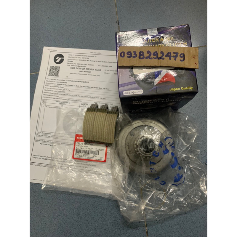 Chuông + bố 3 càng Fu Neo/Fu X/Fu 2/ Wave 125 zin hãng