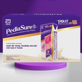 Thùng 48 Hộp Sữa nước Pediasure Vani 180ml/hộp