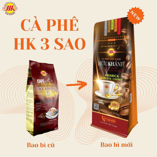 Combo 2 bich cafe Hữu Khánh 3 sao bịch 500g