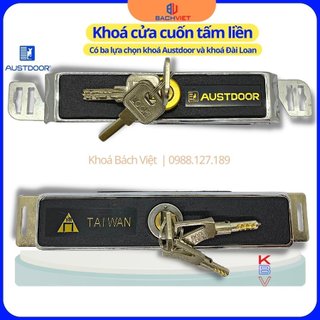 Khoá cửa cuốn tấm liền Austdoor - Bộ khoá cơ cửa cuốn Đài Loan hàng chất lượng cao.