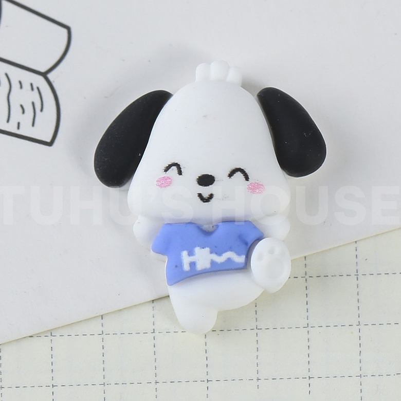 Sticker 3D Pochacco decor bình ly giữ nhiệt, miếng dán hoạt hình trang trí cốc nước dễ thương - HUNONA