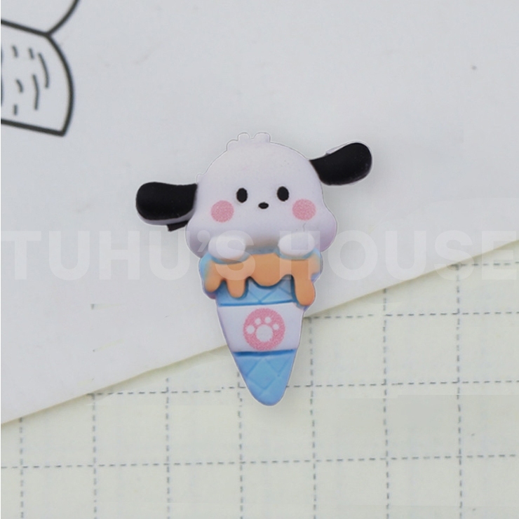 Sticker 3D Pochacco decor bình ly giữ nhiệt, miếng dán hoạt hình trang trí cốc nước dễ thương - HUNONA