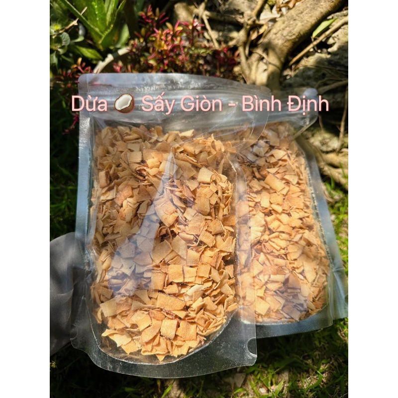500GR - Dừa sấy giòn Bình Định - Giòn - Béo - Thơm