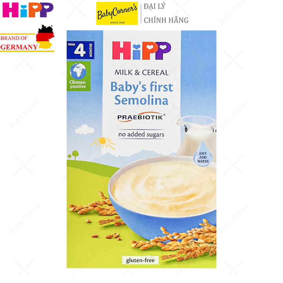 [HSD: 31/07/2025] Bột Ăn Dặm HiPP's Baby Frist Semolina 250g, 4M+