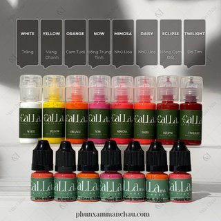 Mực calla ink hà vy màu xử lý
