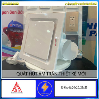 Quạt hút mùi, thông gió thiết kế hiện đại Asia
