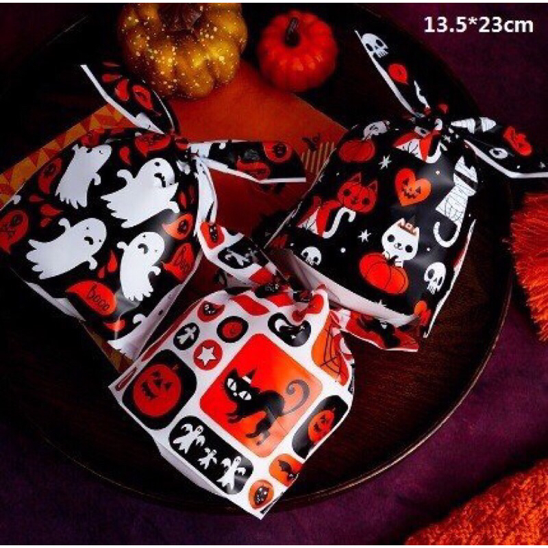 Combo 5 Túi nilon Halloween đựng kẹo