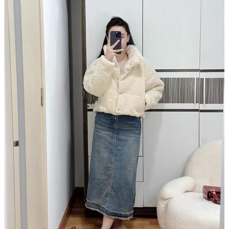Áo khoác lông mịn Zara xuất dư