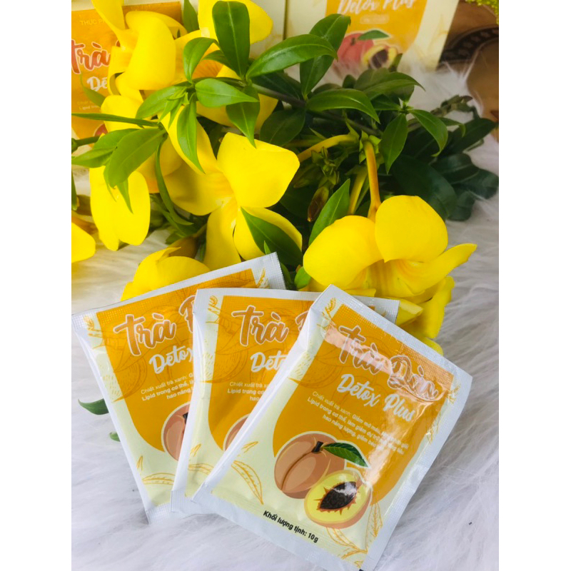 Trà Đào Giảm Cân Detox Plus 1hộp 15 gói