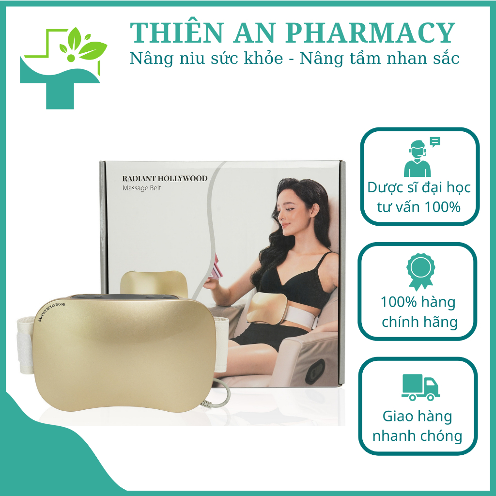 Máy Massage Giảm Mỡ Toàn Thân Radiant Hollywood Hiệu Quả Cao - hàng nhập khẩu Mỹ - 99 chế độ Massage