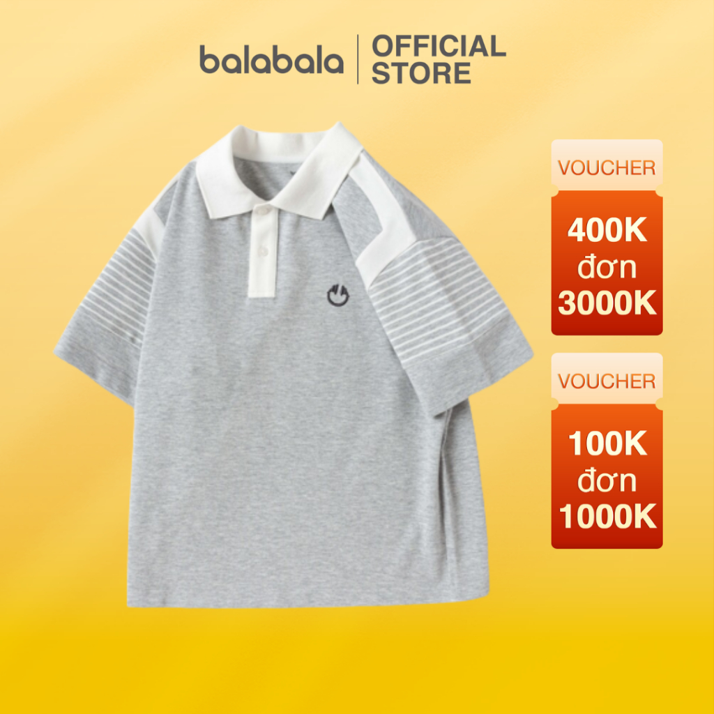 Áo phông ngắn tay BALABALA - KIDS dành cho bé trai 202223117139