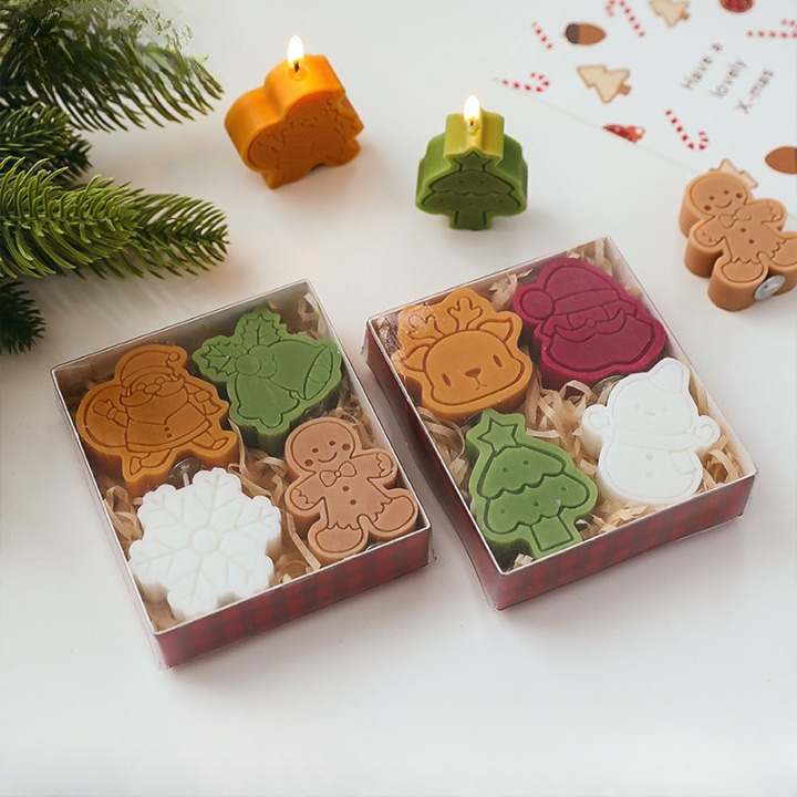 Nến Thơm Cây Thông Noel Trang Trí Ngày Lễ Giáng Sinh Kèm Hộp Quà Tặng