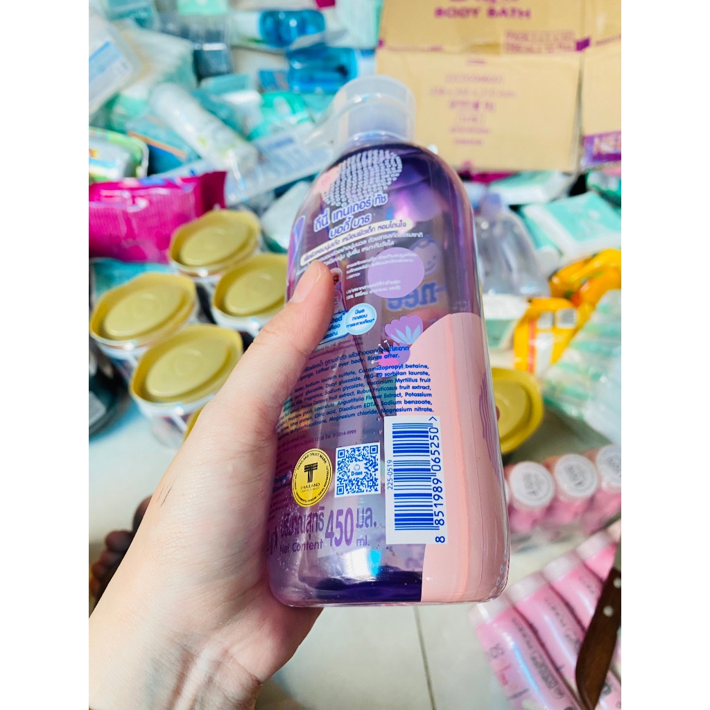 Sữa tắm D-nee Kids cho trẻ Thái Lan 450ml - An toàn dịu nhẹ cho da