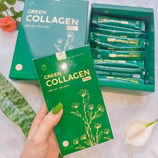 Diệp lục Collagen Gold hộp 30 gói