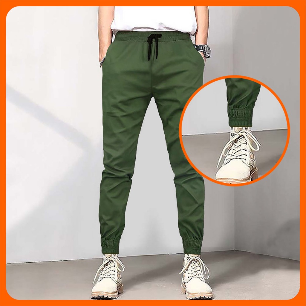 Quần Jogger KAKI UNISEX Cơ Bản Nam Nữ Đều Mặc Được