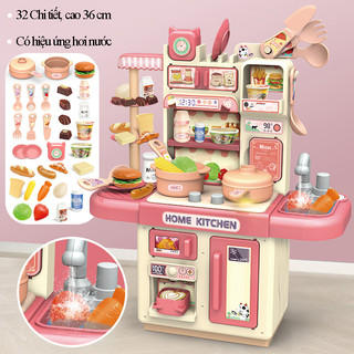 Bếp mini cho bé, có hiệu ứng sinh động, đồ chơi nhà bếp nhập vai cho bé