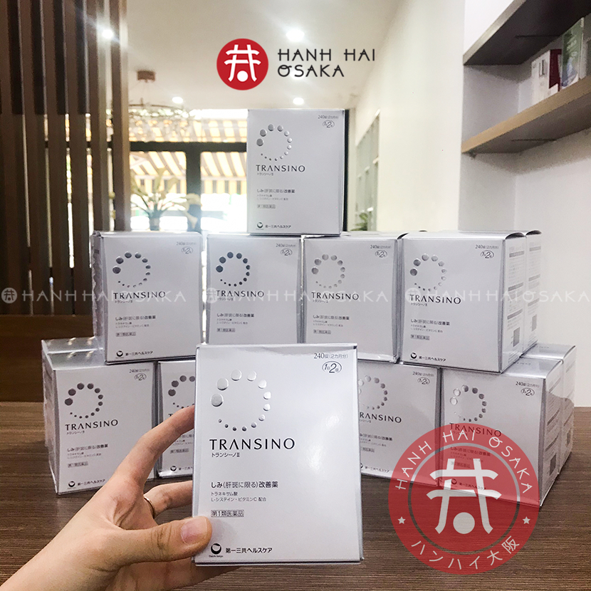 Viên Uống Mờ Nám, Tàn Nhang, Làm Trắng Da Transino Whitening Nội Địa Nhật Bản Thường & Ex Mẫu Mới 2024 (240 Viên)