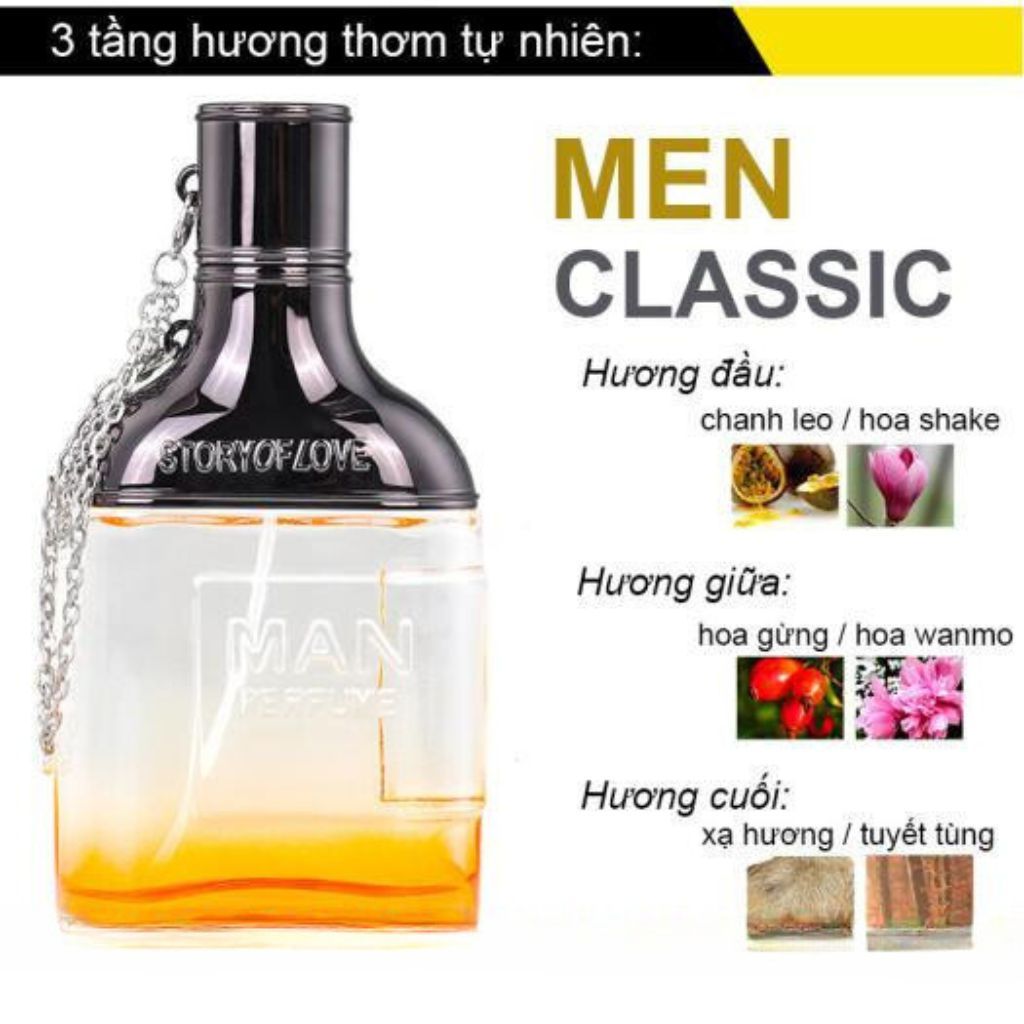 Nước Hoa Nam, Nước Hoa Nam Thơm Lâu Bền Mùi One Man 100ml