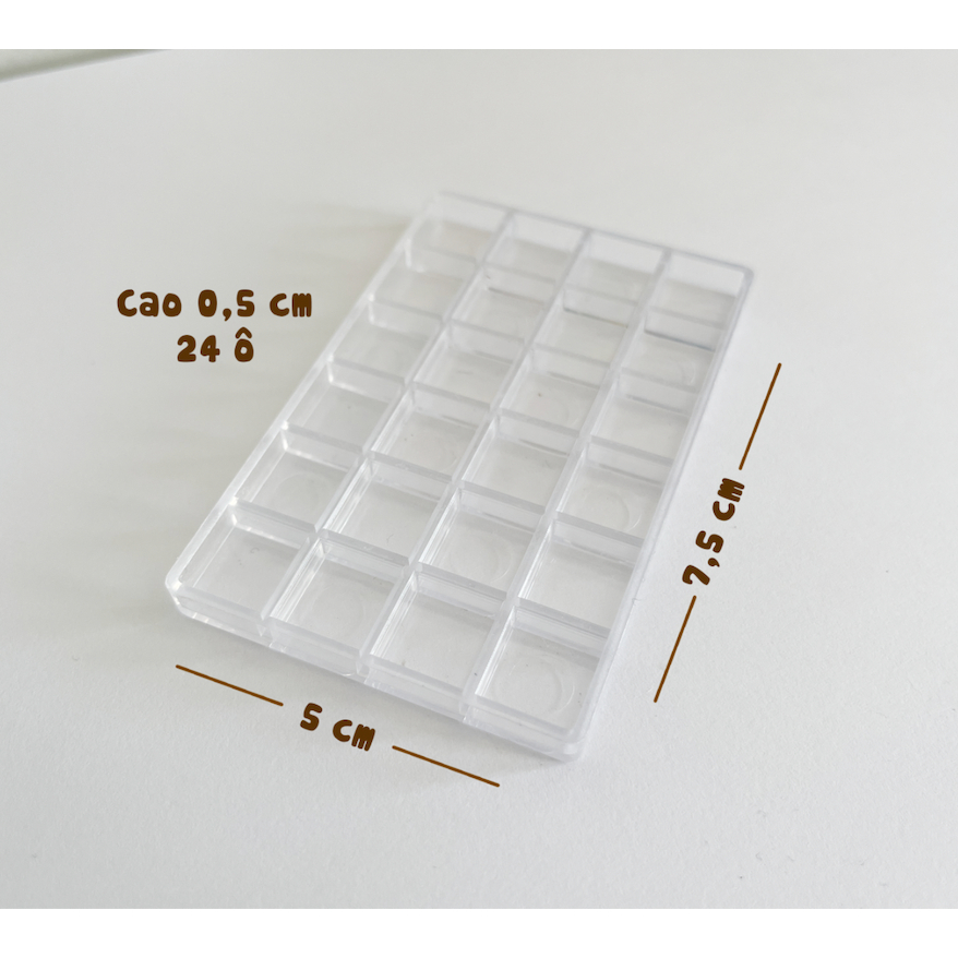 Hôp Pocket chiết màu - hộp nhựa nhỏ pan chiết màu 1ml