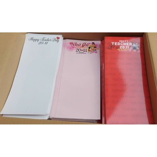 10 tờ Giấy lót gói hoa in hình ảnh ngày Nhà Giáo Việt Nam khổ 14x30cm
