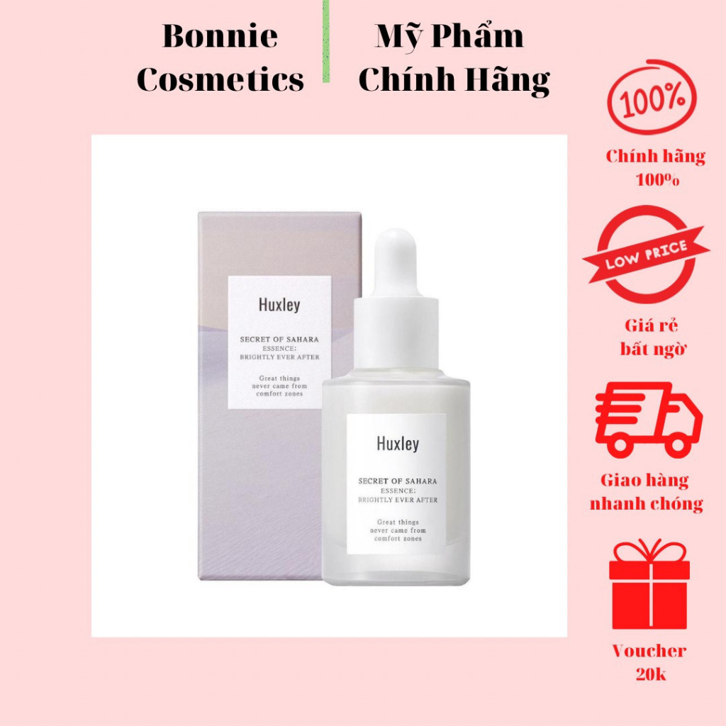 Tinh chất Huxley chiết xuất xương rồng dưỡng da trắng sáng, làm mờ đốm nâu 30ml - BonnieCosmetics