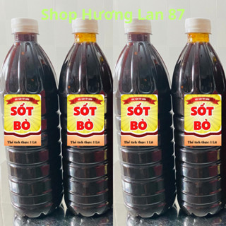 Nước sốt bò dùng cho  món bánh tráng trộn  hoặc chấm các loại hoa quả, thịt , tôm , cá chai 1lít