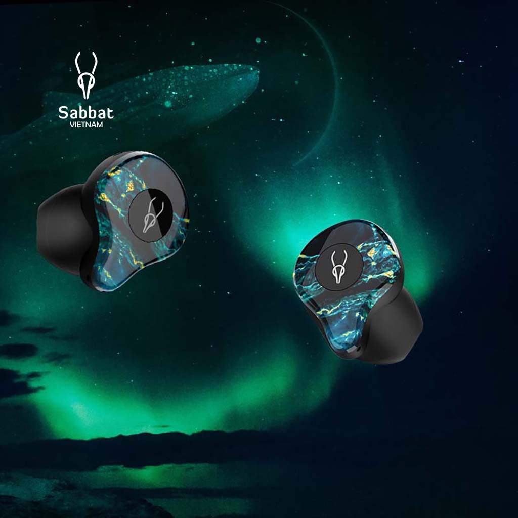Tai nghe bluetooth Sabbat X12 ultra vân đá Marble series