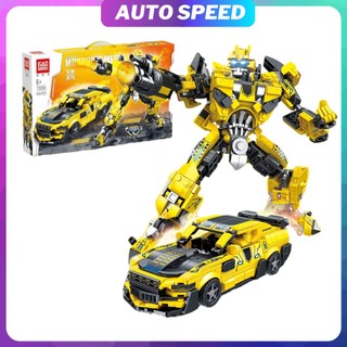 Mô hình lắp ráp Robot Transformers vàng ,đồ chơi lắp ráp đồ chơi Transformers SKU NO7014 - autospeedbrick