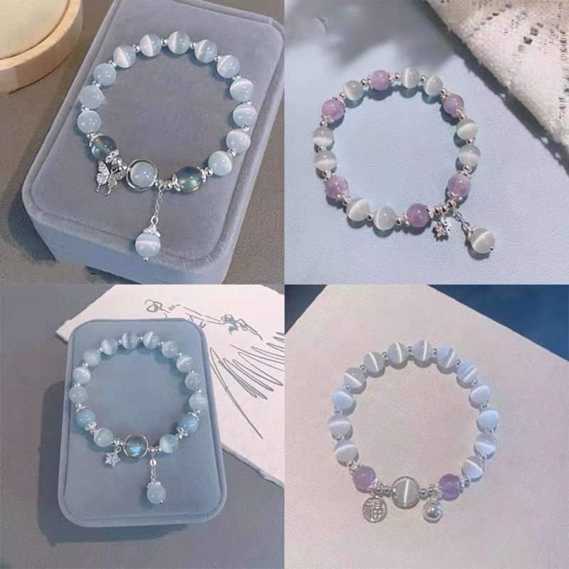 Vòng tay phong thủy xinh xắn hình quả lắc tay may mắn phong cách Hàn Quốc quà tặng cho phái đẹp