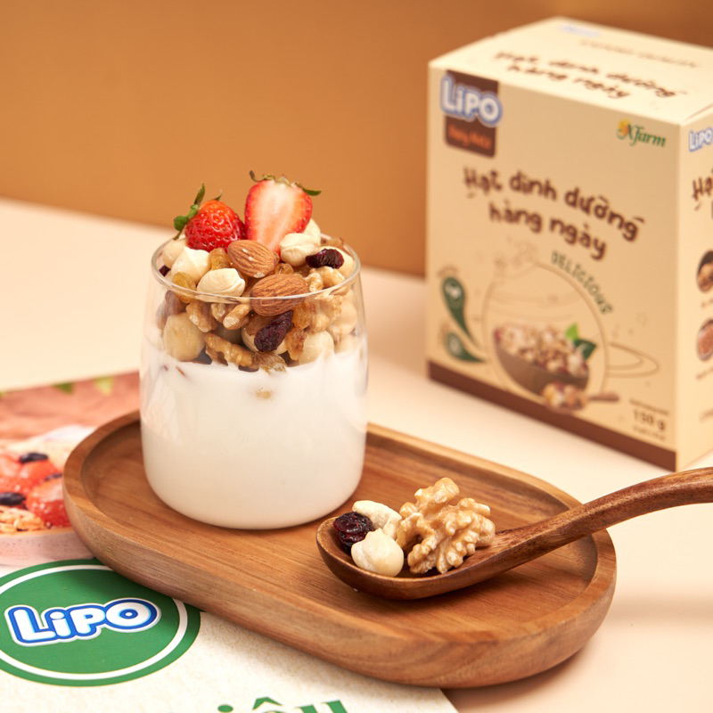 Siêu hạt dinh dưỡng hàng ngày LIPO hộp 150gam