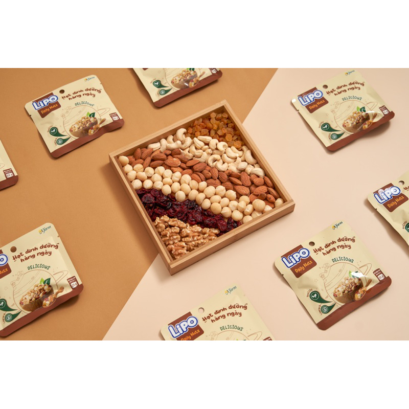 Siêu hạt dinh dưỡng hàng ngày LIPO hộp 150gam