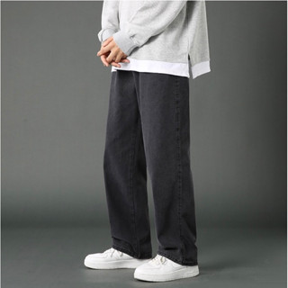 Quần Jean Nam Ống Rộng Dáng Suông, Quần Baggy Cá Tính Vải Jean Mềm Mại