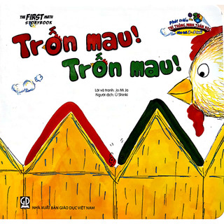 Sách - trốn mau, trốn mau (thuộc bộ phát triển trí thông minh toán học cho trẻ 2-5 tuổi)