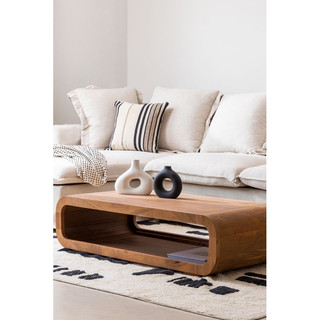 Có ảnh thật bàn trà sofa 120x60x32cm, bàn cafe hình hộp gỗ tự nhiên cao cấp decor phòng khách foxhomevn