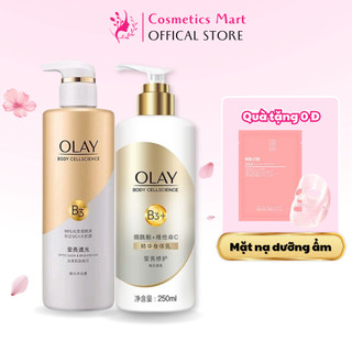 Combo sữa tắm olay b3 vitamin c 500ml + dưỡng thể olay b3 250ml dưỡng da siêu trắng
