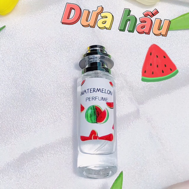 NƯỚC HOA HƯƠNG THƠM MÙI TRÁI CÂY TƯƠI MÁT - DÂU TÂY - DƯA HẤU 35ML LƯU 6 - 8 TIẾNG