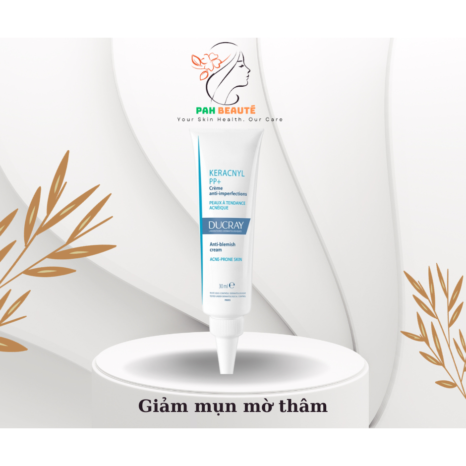 (Bill Pháp) Kem ngừa mụn viêm & thâm mụn Ducray Keracnyl PP+ Anti-Blemish 30ml