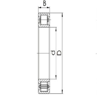 Vòng bi đũa NJ207-Trục Ø35