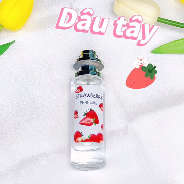NƯỚC HOA HƯƠNG THƠM MÙI TRÁI CÂY TƯƠI MÁT - DÂU TÂY - DƯA HẤU 35ML LƯU 6 - 8 TIẾNG
